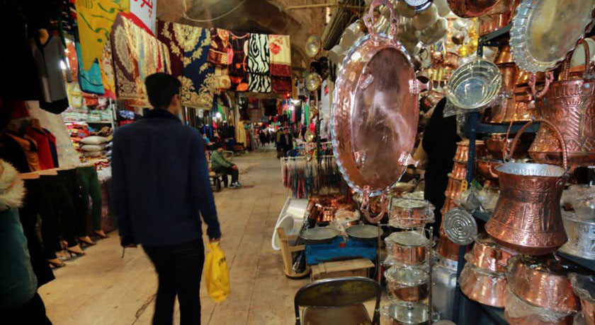  بازار مسگرهای شیراز شهر فارس استان شیراز