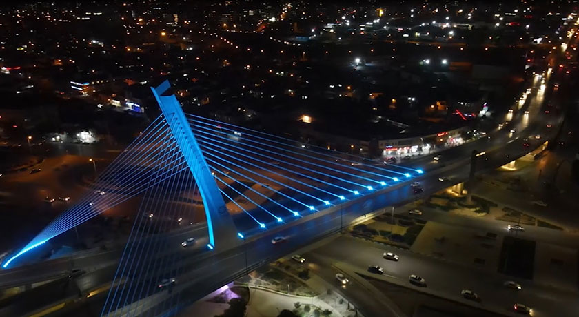  پل کابلی ولیعصر شهرستان فارس استان شیراز