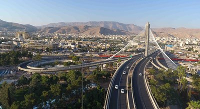  پل کابلی ولیعصر شهرستان فارس استان شیراز
