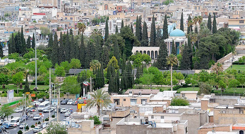  آرامگاه سعدی شهرستان فارس استان شیراز