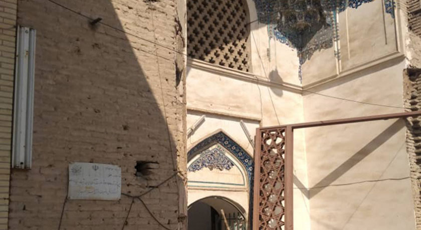  سردر مسجد زاویه شهرستان یزد استان یزد