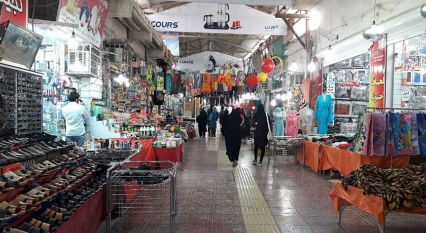  بازار قدیم قشم شهر هرمزگان استان قشم