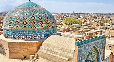  بافت تاریخی شهر یزد شهرستان یزد استان یزد