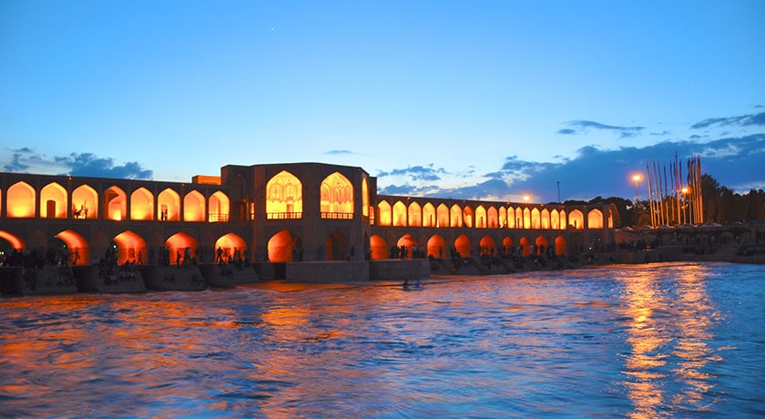  زاینده رود شهرستان اصفهان استان اصفهان