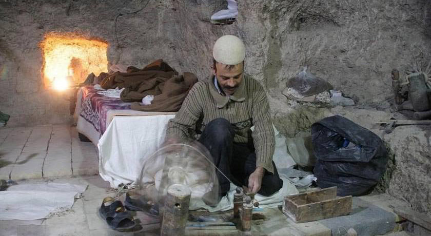  کارگاه های عبا بافی نایین شهرستان اصفهان استان نایین