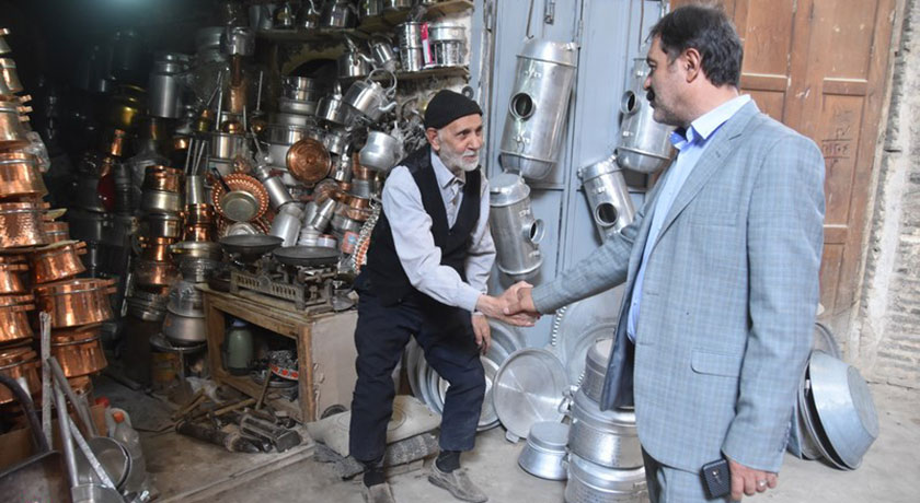  بازار تاریخی شهرضا شهر اصفهان استان اصفهان