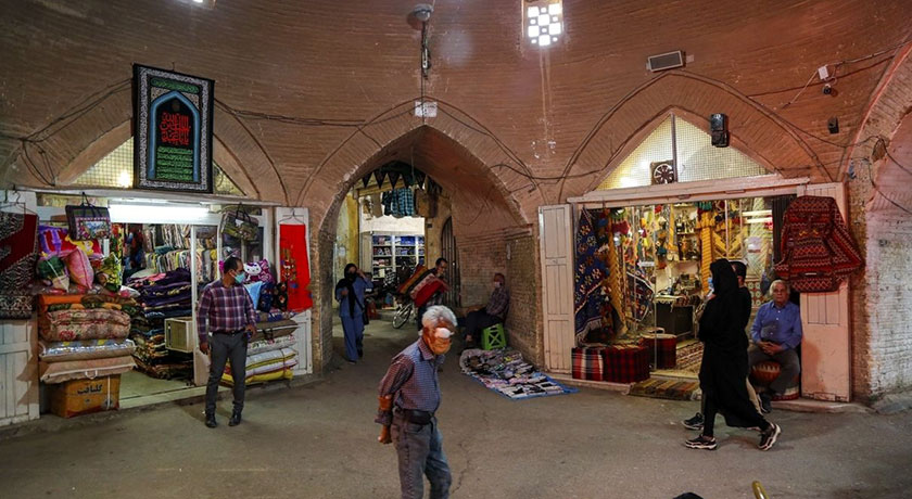  بازار تاریخی شهرضا شهر اصفهان استان اصفهان