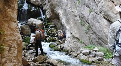 آبشار تنگه رود قر -  شهر سمیرم