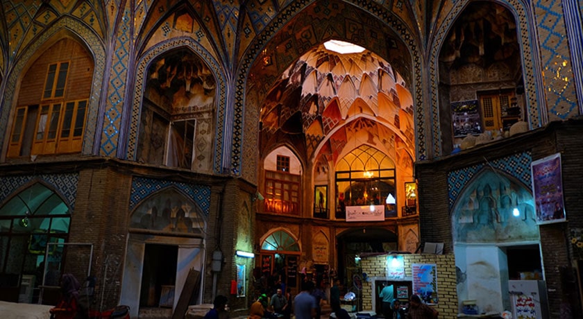  بازار کاشان شهر اصفهان استان کاشان