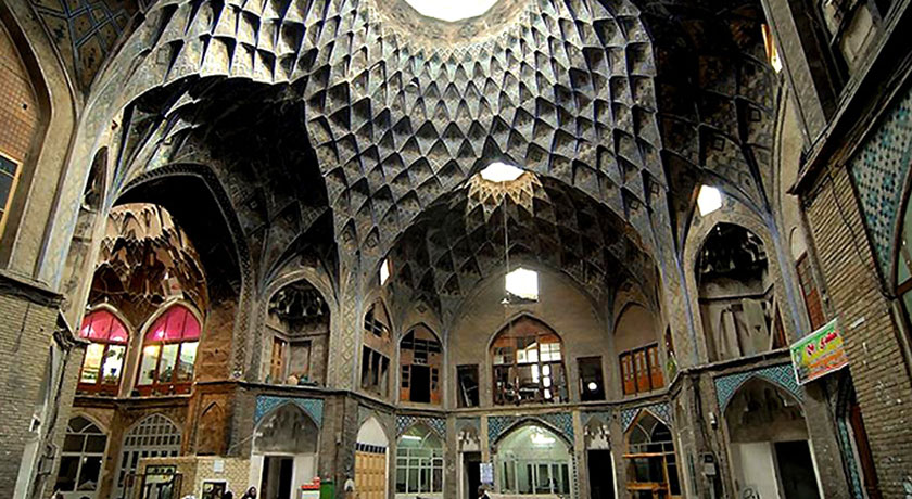  بازار کاشان شهر اصفهان استان کاشان