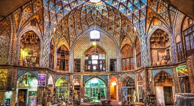  بازار کاشان شهر اصفهان استان کاشان