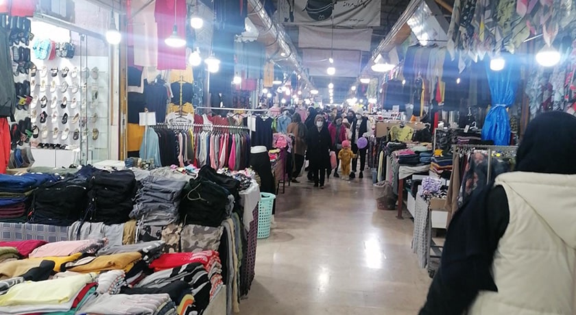  بازار ترکمن مرکزی شهر مازندران استان ساری