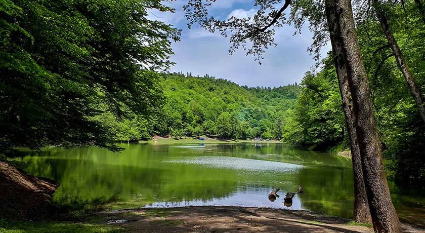  دریاچه چورت (میانشه) شهرستان مازندران استان ساری