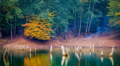  دریاچه چورت (میانشه) شهرستان مازندران استان ساری