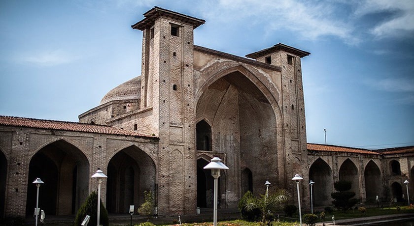  مسجد جامع شاه عباسی فرح آباد شهرستان مازندران استان ساری