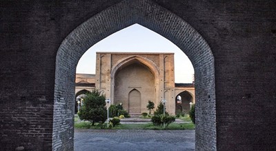  مسجد جامع شاه عباسی فرح آباد شهرستان مازندران استان ساری