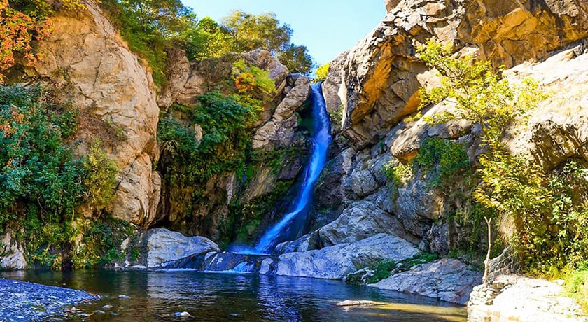  آبشار سوا سره شهرستان مازندران استان نور