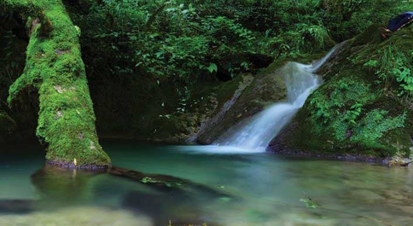  آبشار کلیره شهرستان مازندران استان بابل