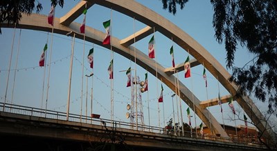  پل معلق آمل شهرستان مازندران استان آمل