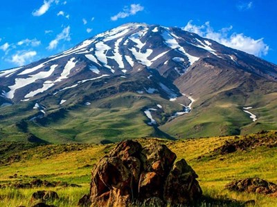  قله دماوند شهرستان مازندران استان آمل