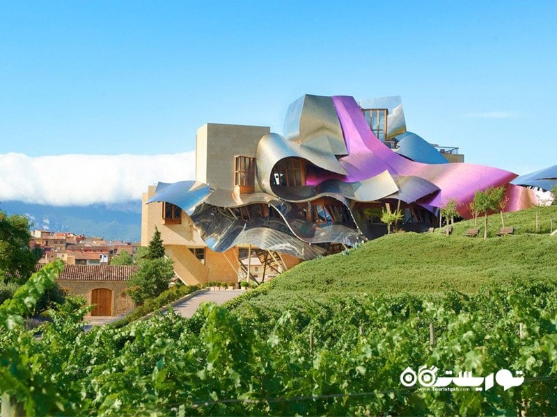 7- هتل مارکوس د ریسکال (Hotel Marques de Riscal)، اسپانیا     