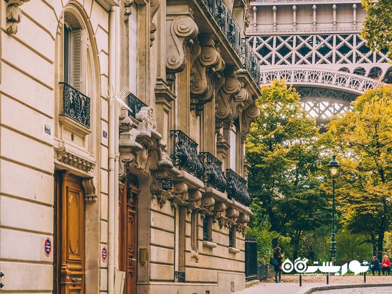 7- برج ایفل و خیابان سیلوستر دوساسی (Avenue Silvestre de Sacy)