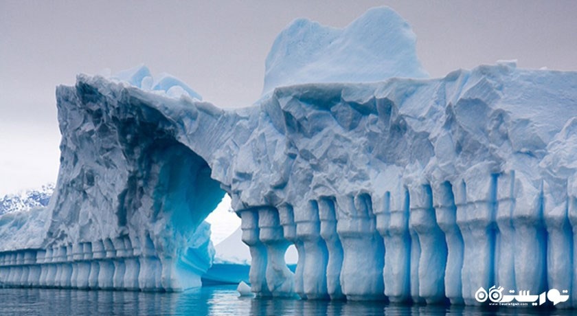 دروازه یخی در قطب جنوب