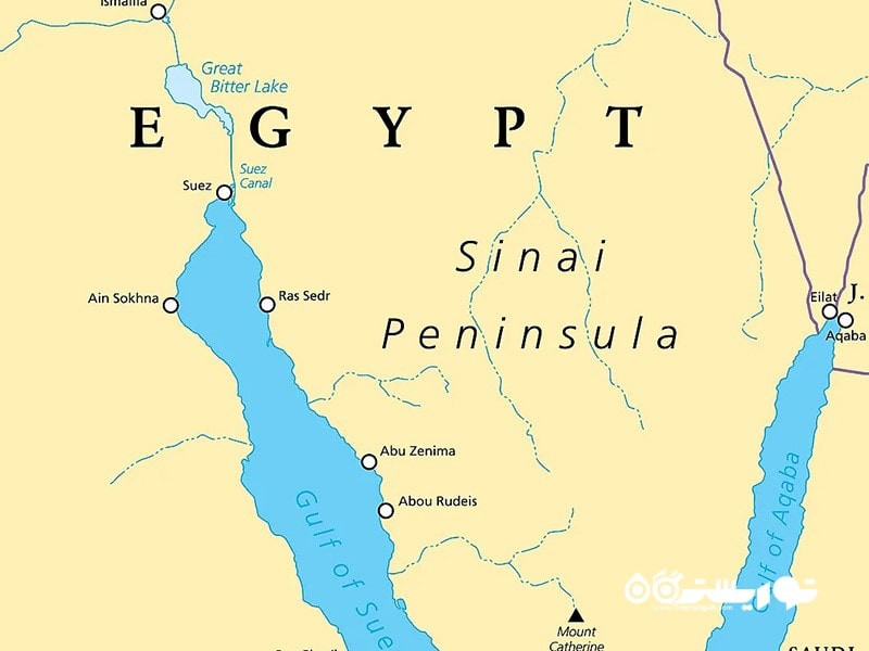 آشنایی با شبه جزیره سینا در مصر