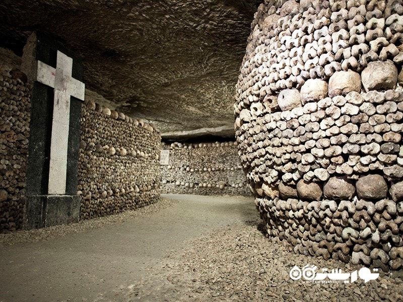 3- دخمه مردگان پاریس (The Catacombs Paris)، فرانسه