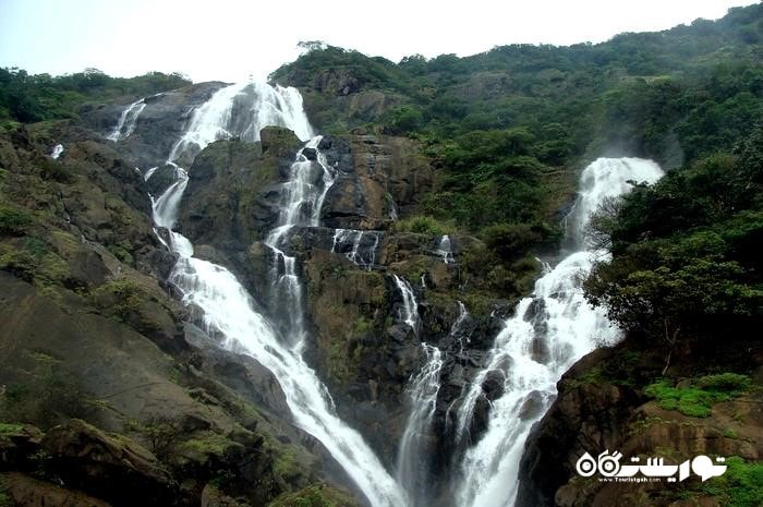 آبشار دودش ساگار، هند (Dudhsagar Waterfall, India)
