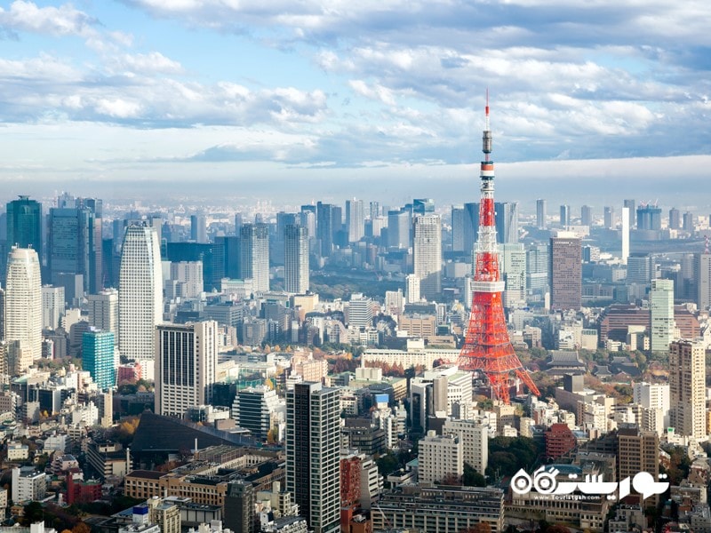 7. توکیو شهر آسیایی با زیباترین آسمان خراش ها 