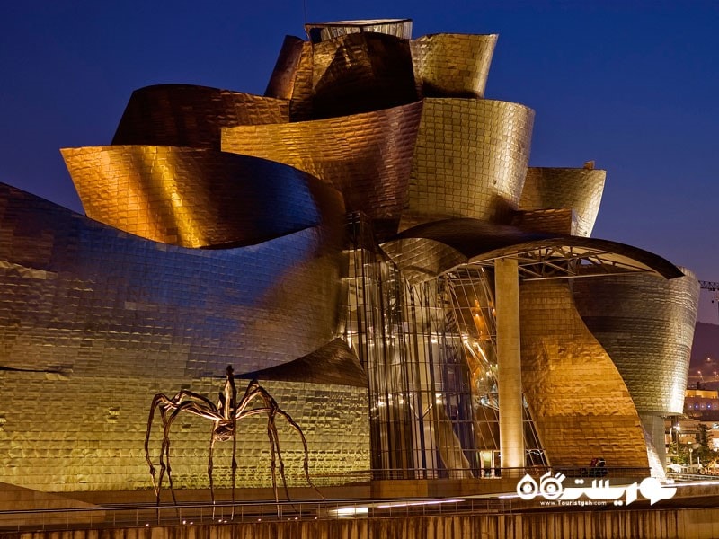 2- موزه گوگنهایم (Guggenheim) اروپا در باسک واقع شده است!