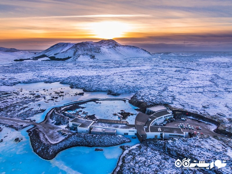 تالاب آبی، شبه جزیره رِیکینِس، جنوب غربی ایسلند