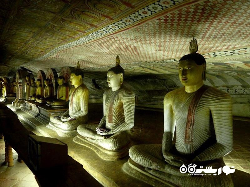 19.غار مبعد دامبولا (Dambulla Cave Temple)