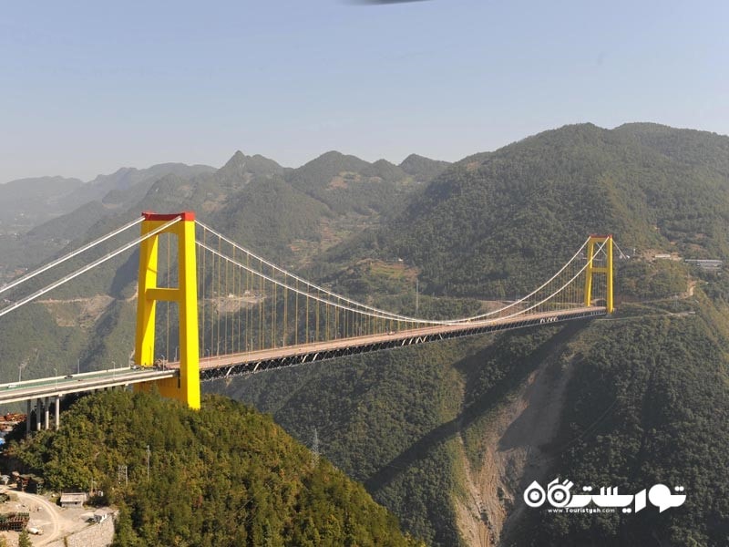 2- پل رودخانه سیدو، چین (Sidu River Bridge, China) 