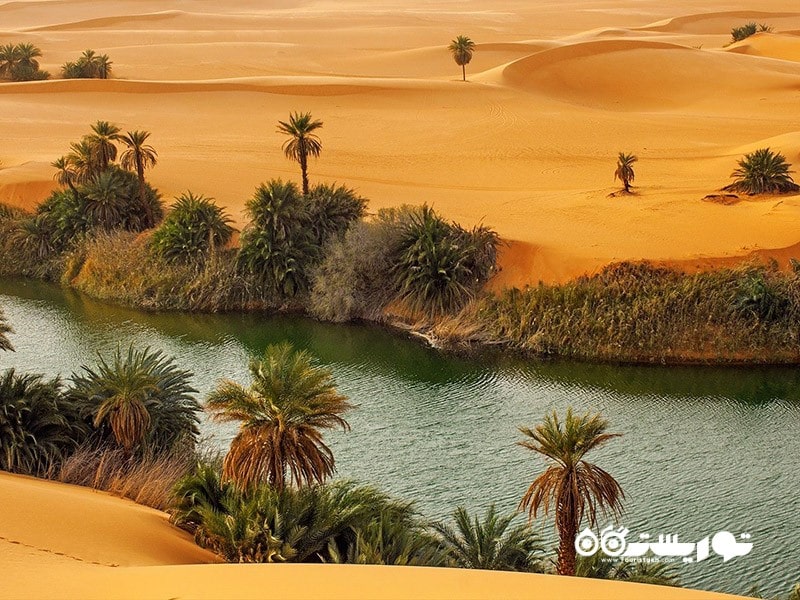 12. واحه اوباری (Ubari Oasis)، لیبی