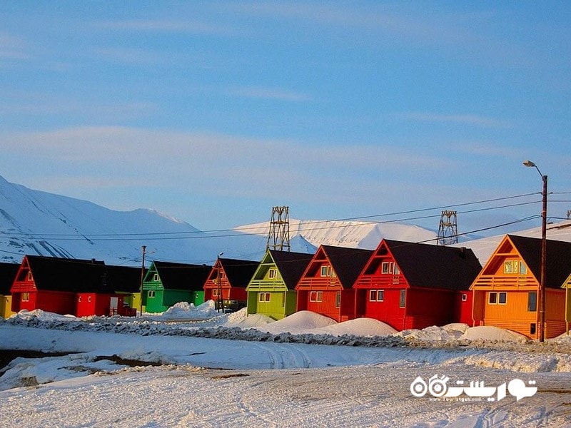 50.لانگیربین (Longyearbyen) در کشور نروژ