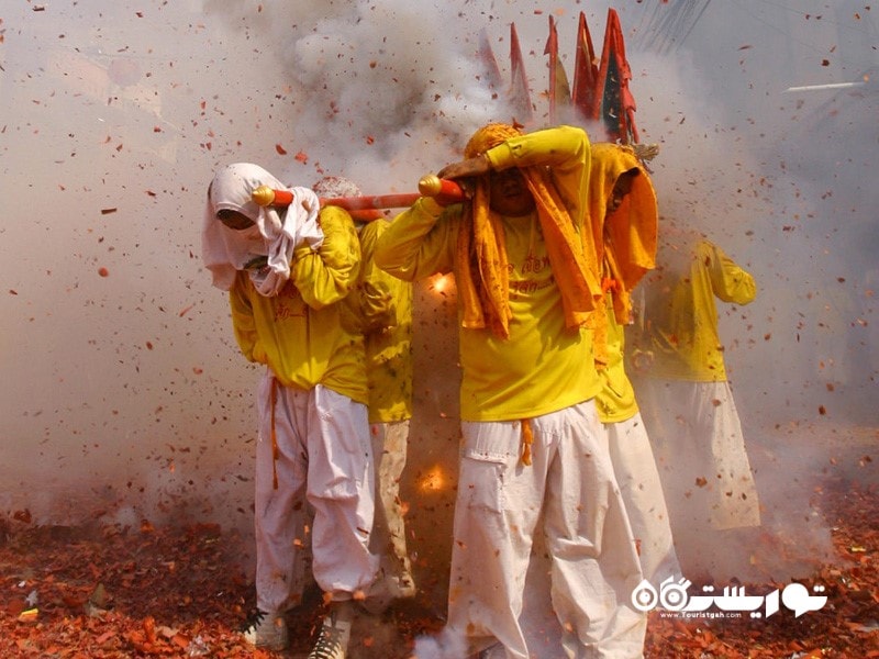 جشنواره عجیب گیاهخواری پوکت در سال 2017