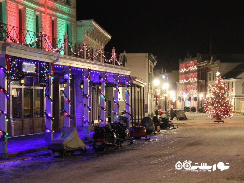 جزیره مَکِنو (Mackinac Island) در ایالت میشیگان 