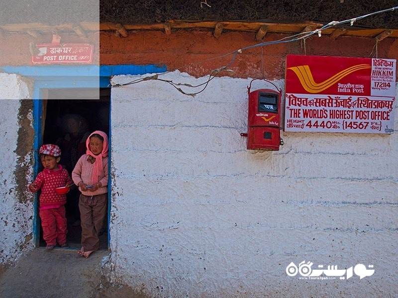 مرتفع ترین دفتر پست فعال در تمام طول سال، هند