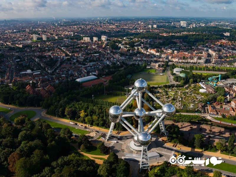 3.اتمیوم- بروکسل (Atomium- Brussels)