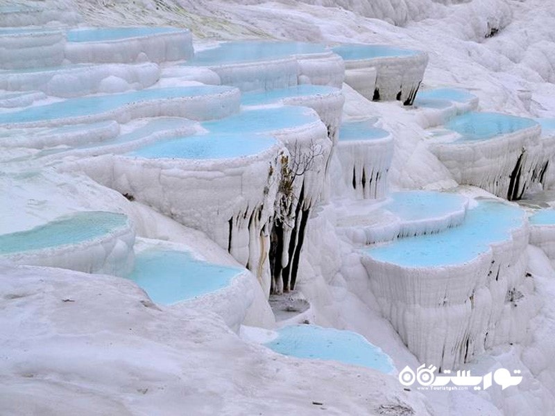 27.پاموک‌ کاله (Pamukkale)، ترکیه