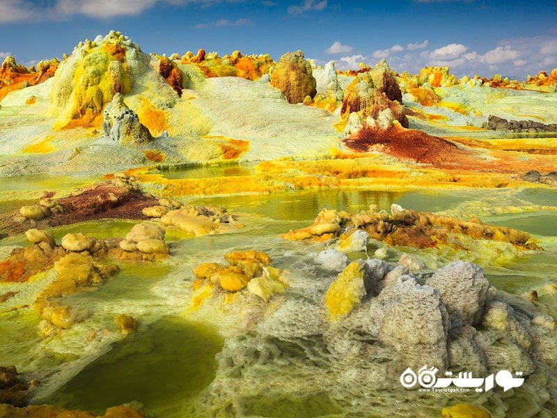 3. دالول (Dallol)، اتیوپی