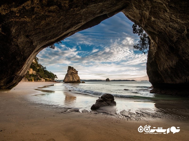 پناهگاه ساحلی کسیدرال (Cathedral Cove)