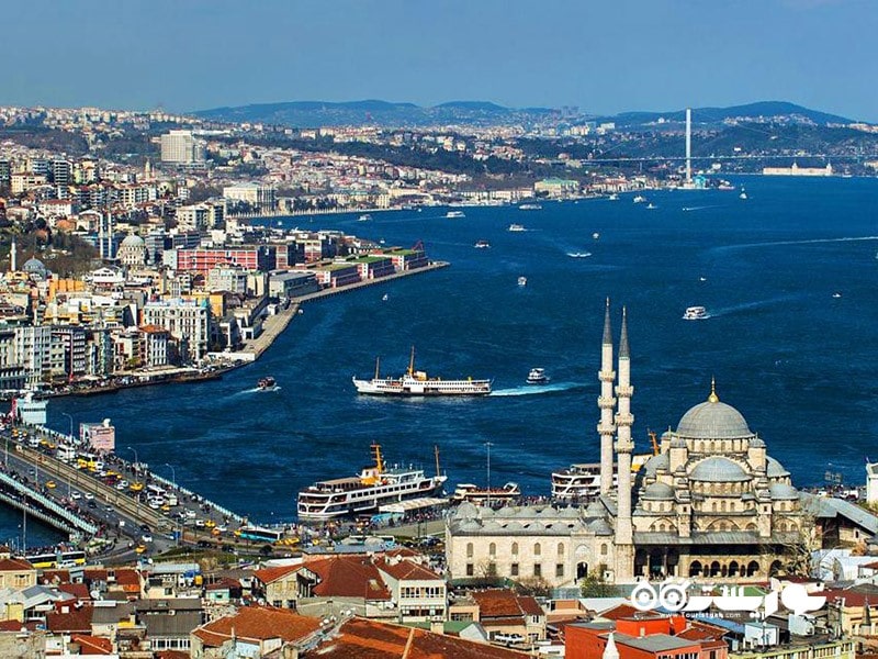 3- بزرگترین شهر ترکیه، تنها شهر بزرگ جهان که در دو قاره واقع شده