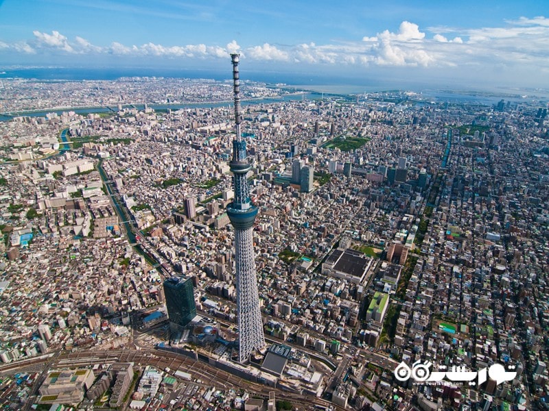 برج اسکای تری یکی از هفت معجزه معماری شهری توکیو