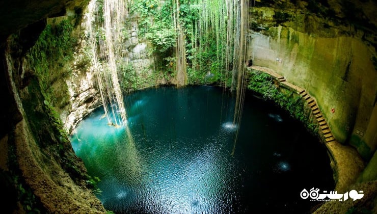 6. مخازن آب طبیعی (Cenotes)، مکزیک