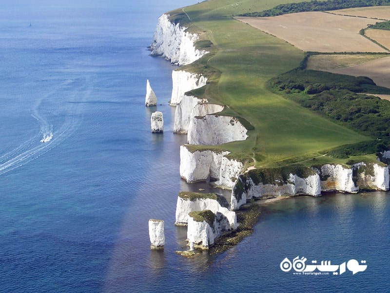 صخره های هری پیر (Old Harry Rocks)، دورست، انگلستان، بریتانیا