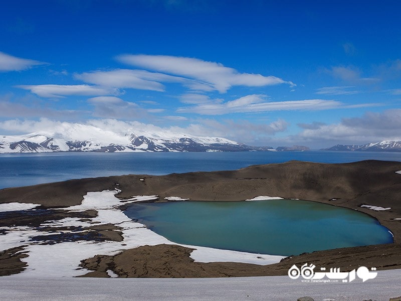 20- جزیره دیسِپشِن (Deception Island)، اقیانوس جنوبی