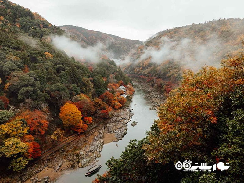 ۹. آراشیاما، کیوتو یکی از مقاصد برتر جهان که مه در آنها «جادوی ناب» می آفریند
